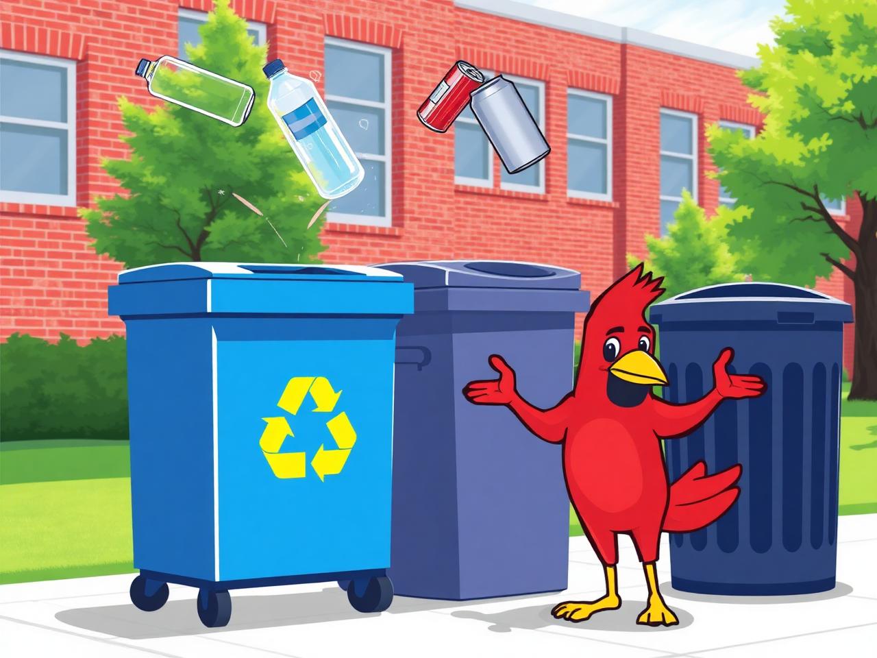 Recycle Right, Cardinals! — A Browser Mini-Game